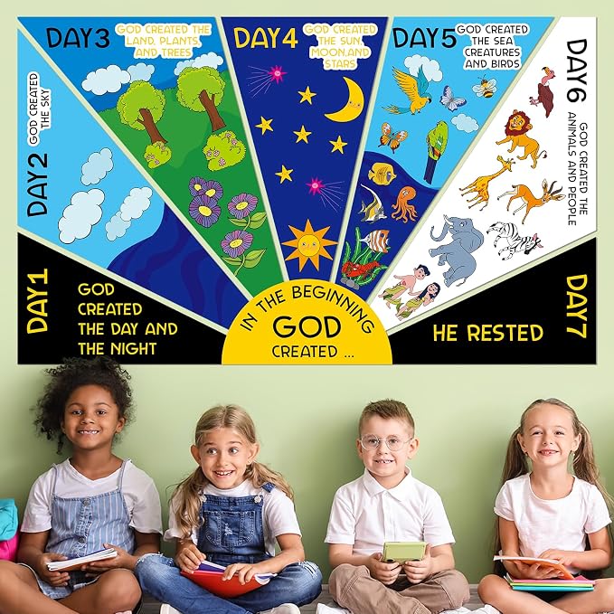 Christian Bulletin Board for Classroom Decorations Religious VBS Classroom - Image 6