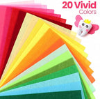 Moukeren 180 Pcs 12 x 12 Inch Felt Sheets Bulk - Image 7
