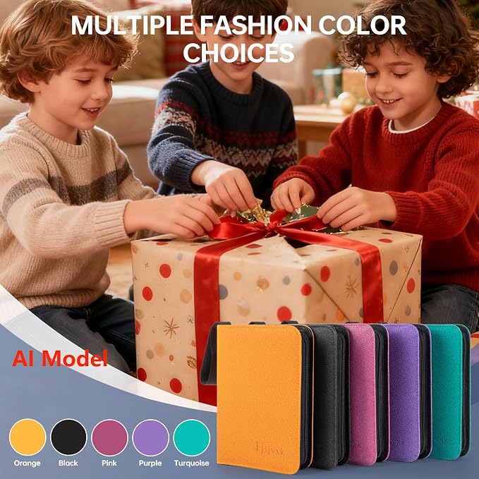 4 Pocket Card Binder for 400 Cards, Premium PU Zipper Card Collection Album - Image 8