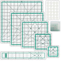 6 Pcs Quilting Rulers and Templates, Quilt Ruler, Acrylic Square Ruler by Unknown