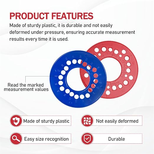 Wheel Bolt Pattern Template Tool, Lug Bolt Pattern Measuring Guides - Image 5