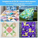 3 Pcs 60 Degree Triangle Ruler for Quilting, 10 Inch Acrylic Template Ruler - Image 7