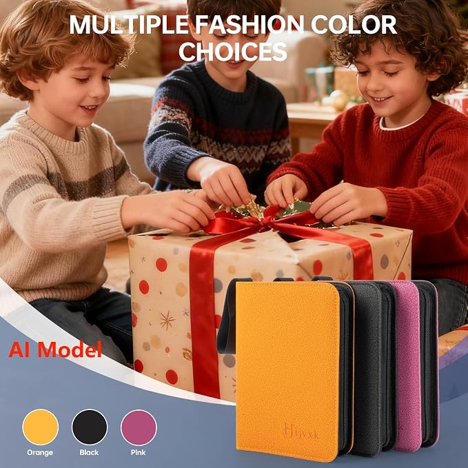 4 Pocket Card Binder for 400 Cards, Premium PU Zipper Card Collection Album - Image 8