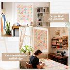 Buryeah 1 Pcs Quilt Design Wall Fabrics 72 in x 60 in - Image 5