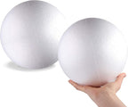 DIYASY 8’ Large White Foam Balls, 2 Pack Giant Foam Balls, Smooth Solid Craft by HandicraftsandDecoration