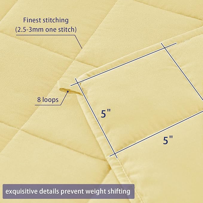 yescool Weighted Blanket for Adults Cooling Heavy Blanket for Sleeping Perfect - Image 4