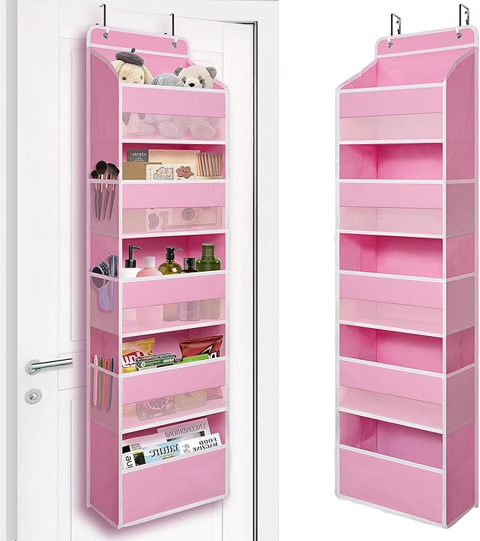 TYMENSH Pink Over Door Organizer by TYMENSH