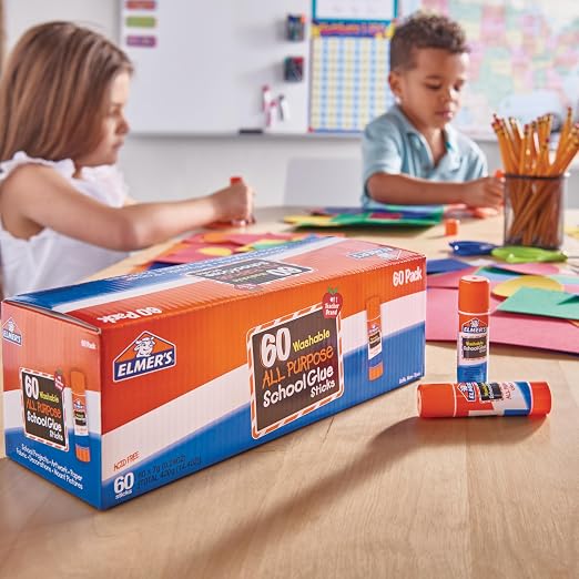 Elmer's All Purpose School Glue Sticks, Acid-Free and Washable, 7 Grams - Image 5