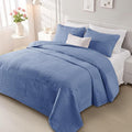 Whale Flotilla Ultra Soft Queen Quilt Bedding Set, Lightweight Microfiber by WHALEFLOTILLA