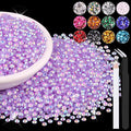 12000PCS 2mm Resin Jelly Rhinestones in Bulk, Bedazzling Flatback Crystals by BELLEBOOST
