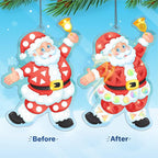 Imagimake Mirror Mosaic Christmas Kids Art Set | DIY Craft Kit | Foil Stickers - Image 3