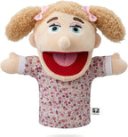 Family Hand Puppets for Kids, Includes Grandpa, Son by LOMTRATS