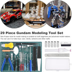 29PCS Gundam Model Tools Kit, Model Basic Tools Kit, Hobby Building Tools Kit - Image 7