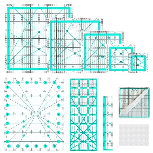 8 Quilting Rulers, | Quilting Templates, Quilting Squares, Quilting Rulers and by BUZHIFF