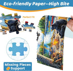 500 Piece Puzzles for Adults, Mother Bear Eagle Large Piece Jigsaw Puzzle for - Image 4