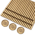 60pcs Wax Seal Sticks, Antique Gold Sealing Wax Sticks, HOSEALING Glue Gun Wax - Image 5