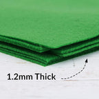 Threadart Green Premium Felt Sheets - Image 3
