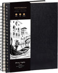 Artist’s Sketchbook Hardcover – 200GSM Very Thick Paper – Spiral Sketch Book by StringSpace