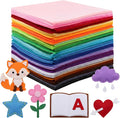 Moukeren 180 Pcs 6 x 6 Inch Felt Sheets Bulk by Moukeren