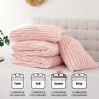 Smoofy Fluffy Queen Size Comforter Set 3 Pieces - Image 7