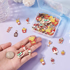 Enamel Food Charms Cute Assorted Food Pendants Sweet Dessert Charms - Image 5