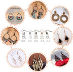 TOAOB 150pcs Hypoallergenic Earring Hooks Mixed Colors Ear Wire Hooks Earring - Image 5