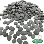 300PCS Tiny Painting Rocks, Meilala DIY Pebble Flat & Smooth Rocks - Image 3