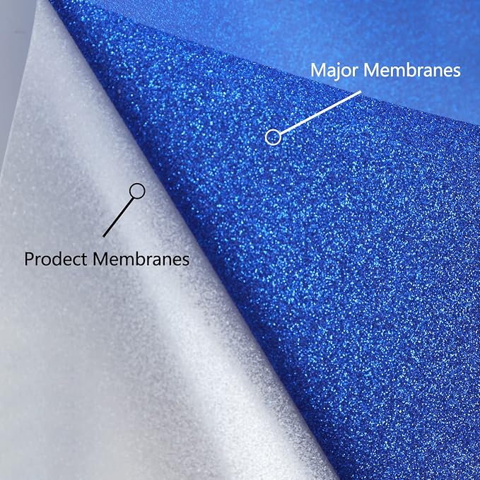 TUMIYA Glitter Blue HTV Vinyl - Image 2