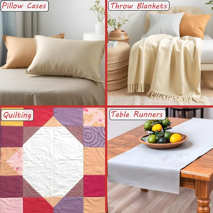 Barcelonetta | 100% Cotton Flannel Fabric | Super Soft | 180GSM, Medium Weight - Image 5