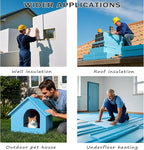 LuckyFoam Blue 4 Pack 12x12x1 inch Foam Sheets 1 Inch Thick | Polystyrene - Image 7