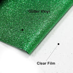 Efuncro- Green Glitter HTV 12'' x 8ft Heat Transfer Vinyl, Iron on - Image 4
