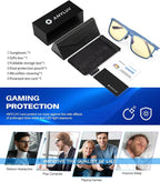 ANYLUV Blue Light Glasses Men, Relieve Eyestrain and Eye Protection, Al-Mg - Image 7