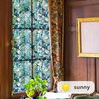 funlife Original Hand-Drawn Stained Glass Window Film, Reusable Double-Sided - Image 7