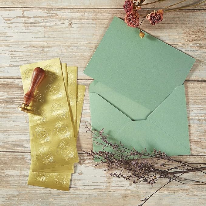 50 Pack Sage-Green A7 Envelopes - Image 4