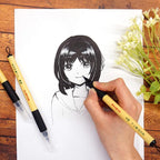 Kuretake Bimoji Brush Pen, Hand lettering and Illustration, - Image 2