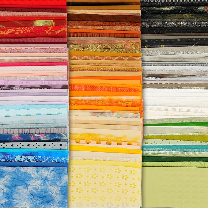 208 Pcs Scrapbook Supplies Kit, 12 Color Textured Scrapbook Paper and Mesh by GNILLKO