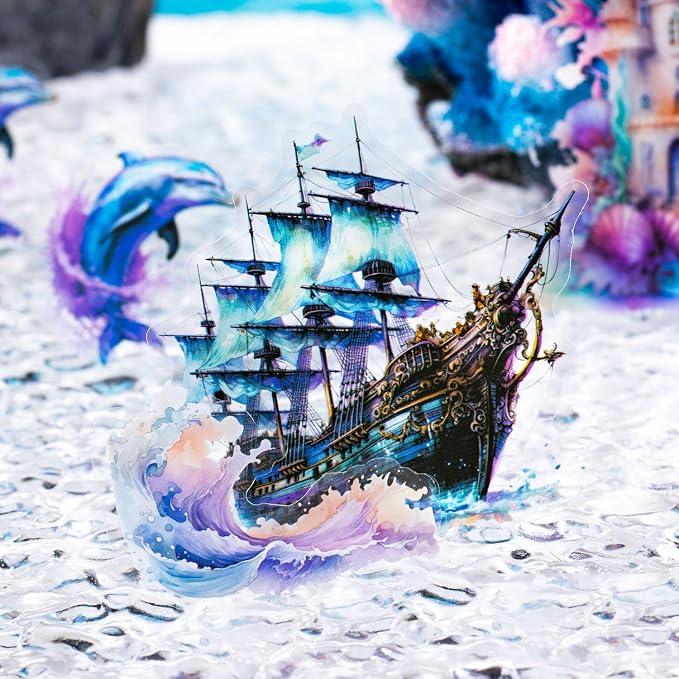 Yoksas Fantasy Sea Ocean Life Mermaid Stickers - Image 3
