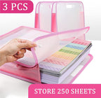 Caydo 3PCS Scrapbook Paper Storage Organizer - Image 3