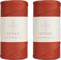 Sensy Premium 2 Pack of 2mm 251 Yards Polyester Rope 100% Polypropylene Cord by SSENSY