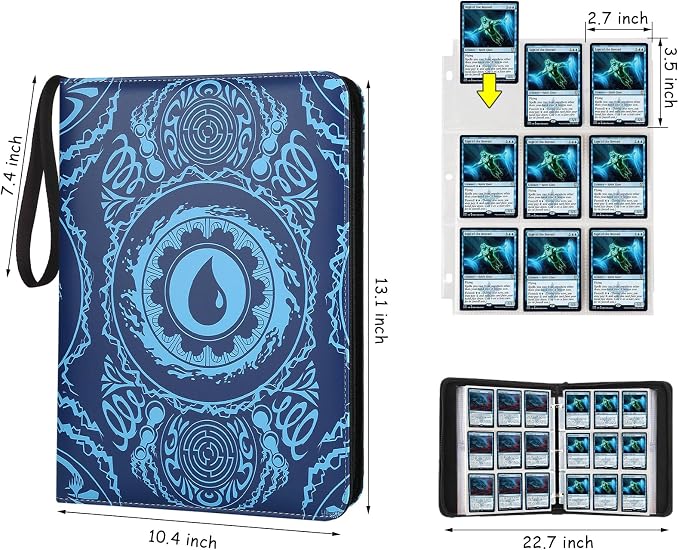 9-Pocket Card Binder for MTG, 720 Double Sided Pocket PU Trading Collection - Image 2