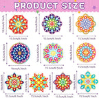 JULEASEL Mirror Mosaic Craft Kit, Mandala Arts & Crafts Gift - Image 6