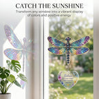 Devory 4 Inch Acrylic Dragonfly Suncatcher, Sun Catchers Indoor Window - Image 5