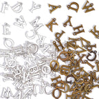 stino 200Pcs A-Z Metal Letter Charms by stino