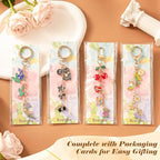 Ecoofor 613 PCS Charms Lip Gloss Keychain Making Kit, Bag Charm Kit - Image 4