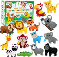 CiyvoLyeen Kids Sewing Kit Crafts – DIY Safari Jungle Animals Felt Plush by CiyvoLyeen