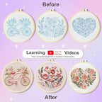 Huacan Embroidery Kit for Beginners - Image 3