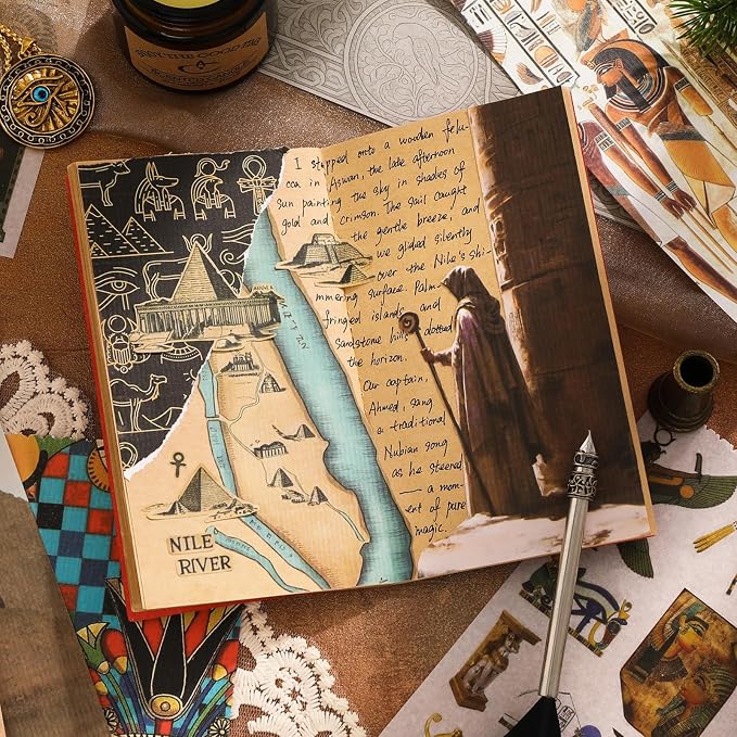Pre-Cut Vintage Stickers for Journaling, 500+ Scrapbook Stickers and 20 A5 - Image 6