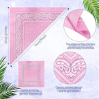 100 Pack Bandanas Unisex Paisley Bandanas Bulk Multi Purpose Cowboy Head Wrap - Image 5