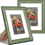 Vittanly 8x10 Picture Frames Set of 2, Ornate Vintage Photo Frame by Vittanly