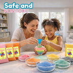 4E's Novelty 12 Lbs Colored Craft Sand -15 Colors, 0.8 lb Bags, Non-Toxic Fine - Image 3